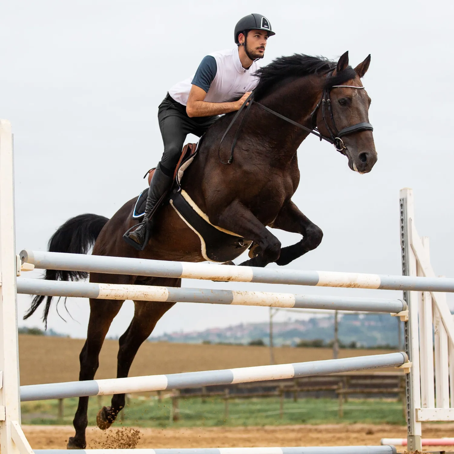 EQUINAVIA Horze Men’s Grand Prix Full-Seat Breech with Silicone Grip