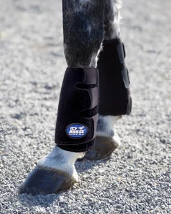 New MACKINNON Ice Horse® Tendon Wraps, Pair Black