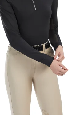 New KIRSCH IconEQ™ Ladies’ Long Sleeve Sun Shirt Black