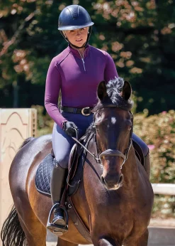 New KIRSCH IconEQ™ Lux Quarter-Zip Long-Sleeve Shirt