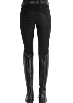 Discount SUPERHOUSE IconEQ™ Ladies’ Wellesley Classic Piped Full-Seat Breech Black/Charcoal