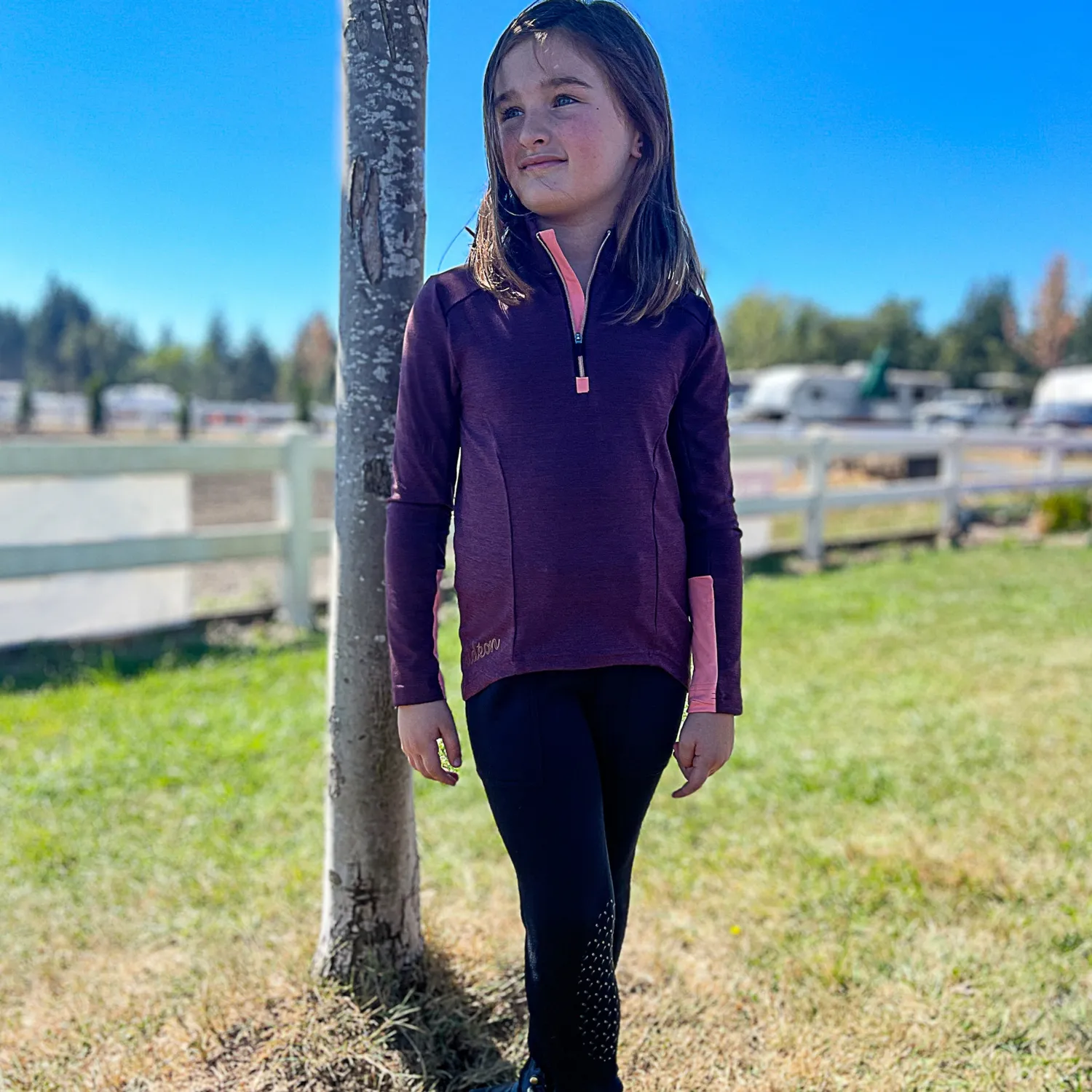 New TOKLAT ORIGINALS Irideon® Kids’ Radiant Half-Zip Pullover