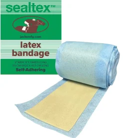 Sale JACKS MFG Jack's Sealtex™ Latex Bandage - 3" x 180" Blue
