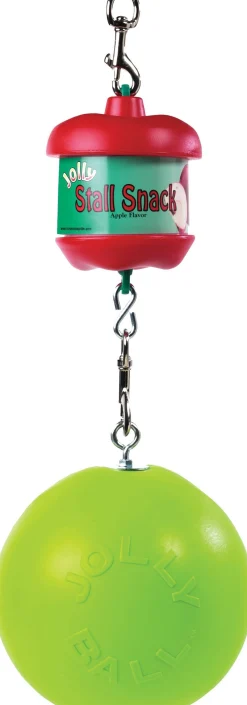 New HORSEMEN S PRIDE Jolly Stall Snack System Horse Toy Apple
