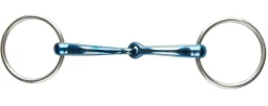 Online WEATHERBEETA JP by Korsteel® Blue Steel Single-Jointed Loose Ring Bit Blue/Silver