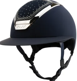 Clearance KASK AMERICA KASK Star Lady In-Out Helmet Chrome Navy/Silver Diamond