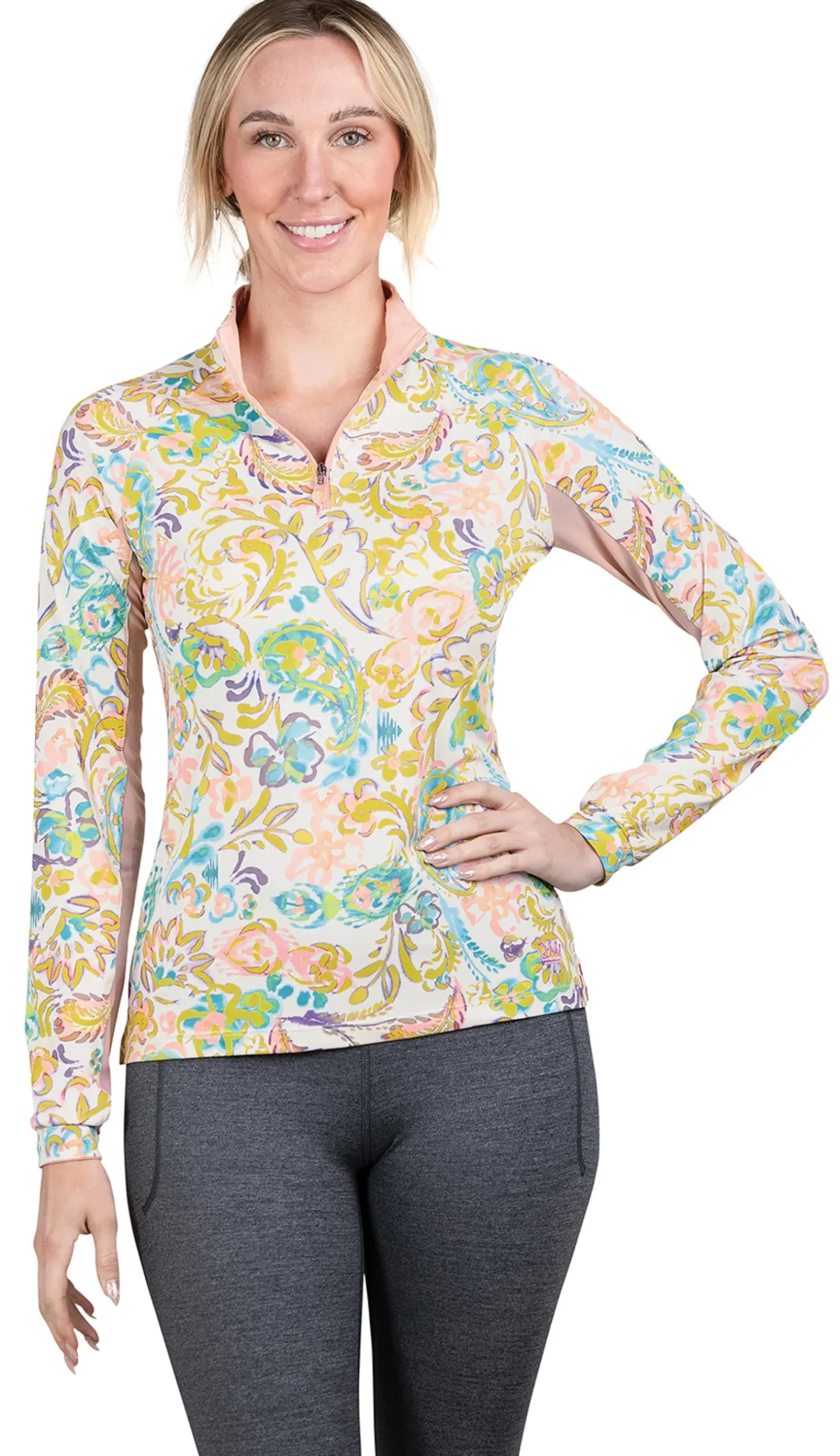 Sale KASTEL DENMARK Ladies’ Danica Long Sleeve Shirt Impatiens Pink