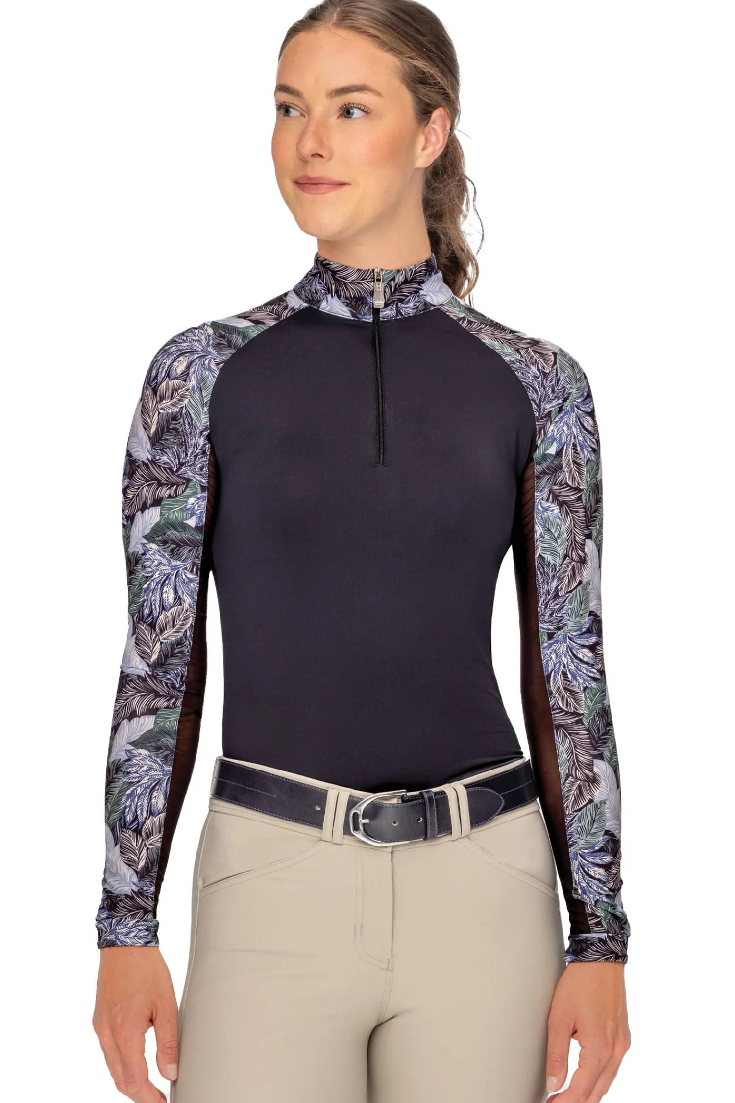 Online KASTEL DENMARK Ladies’ Mitzi Quarter-Zip Long Sleeve Raglan Sage Rainforest