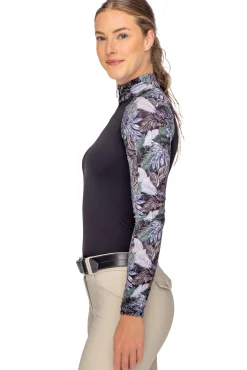Online KASTEL DENMARK Ladies’ Mitzi Quarter-Zip Long Sleeve Raglan Sage Rainforest