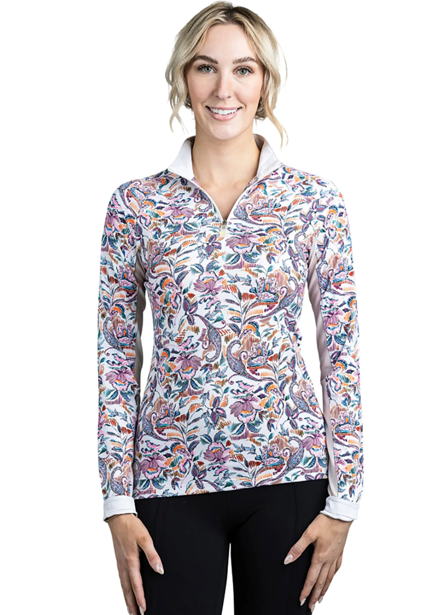 Sale KASTEL DENMARK Ladies’ Nadine Long Sleeve Shirt Parisian Floral