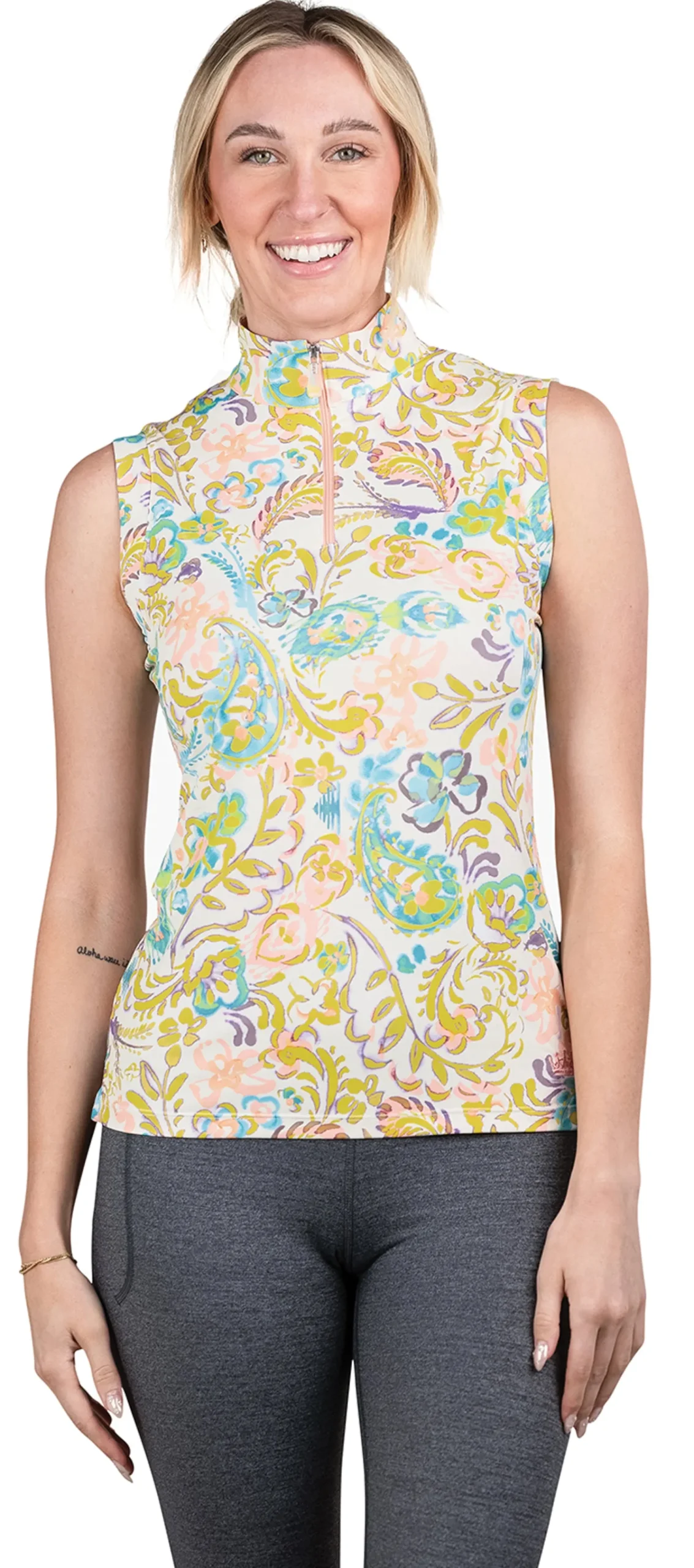 Clearance KASTEL DENMARK Ladies’ Thalia Sleeveless Shirt Impatiens Pink