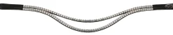 Outlet PEP-KAVALKADE Kavalkade Duo Clincher Browband Black/Silver