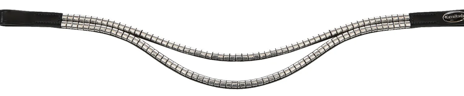 Outlet PEP-KAVALKADE Kavalkade Duo Clincher Browband Black/Silver