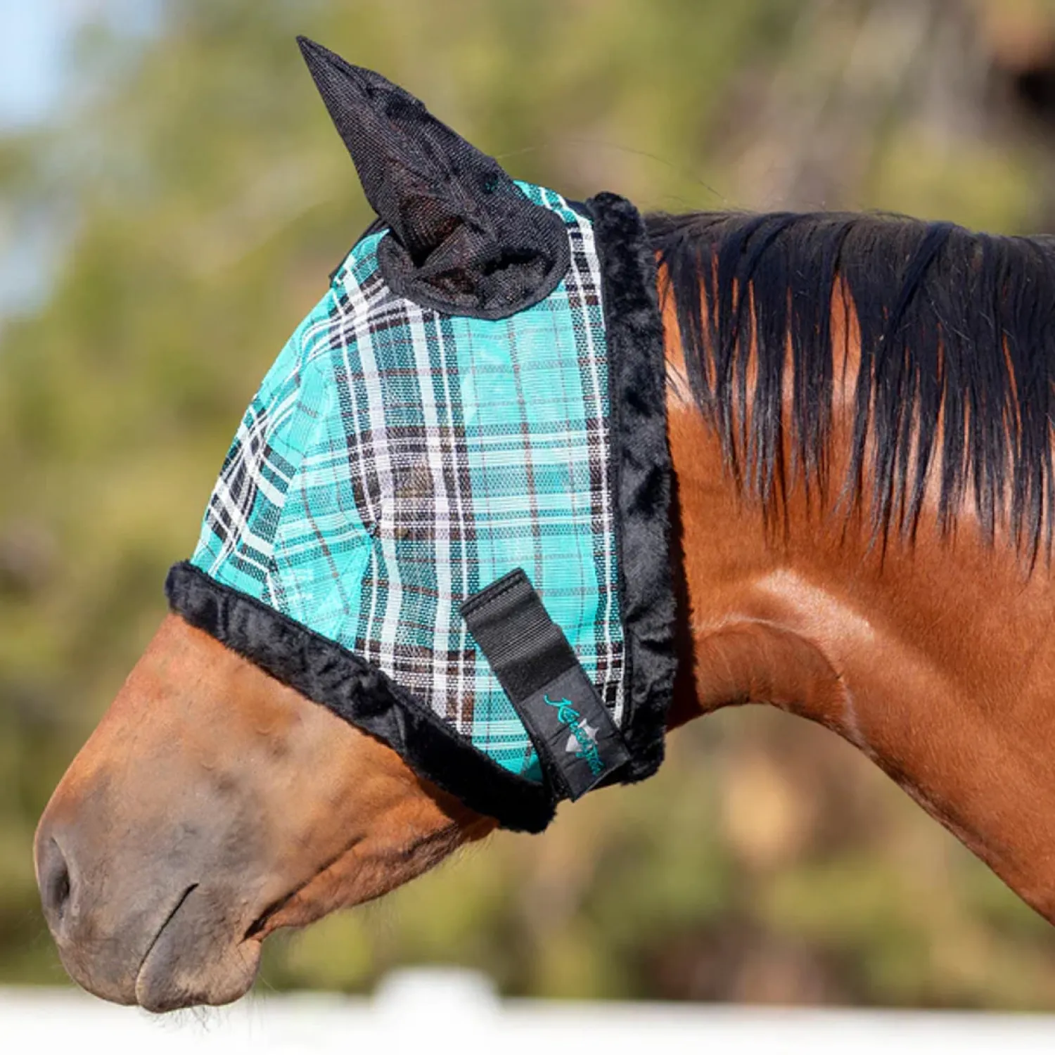 Sale KENSINGTON ™ Signature Fly Mask with Plush Fleece, Ears & Forelock Hole