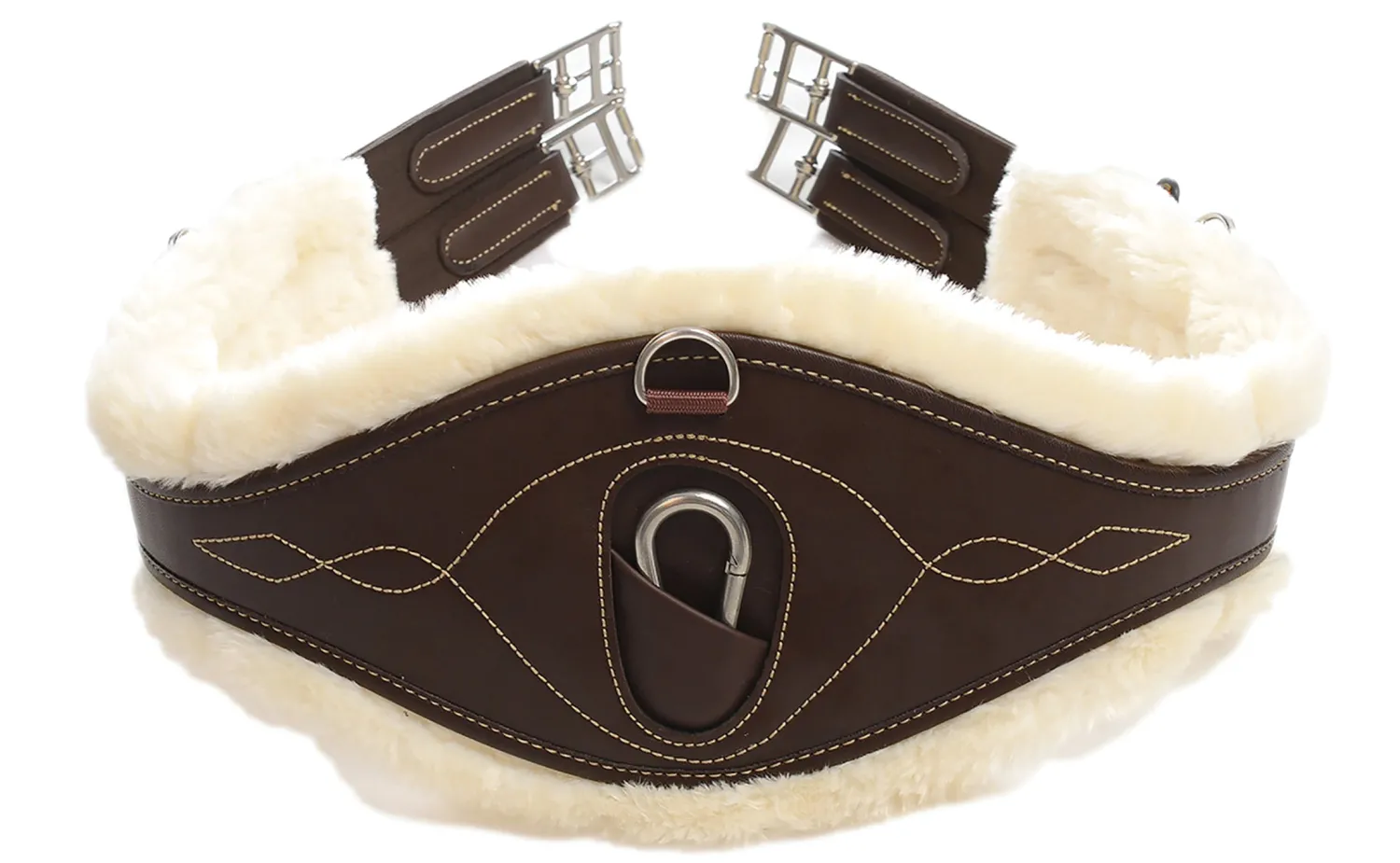 Online KENTUCKY HORSEWEAR Anatomic Sheepskin Long Girth Brown