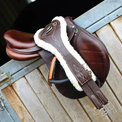 Online KENTUCKY HORSEWEAR Anatomic Sheepskin Long Girth Brown