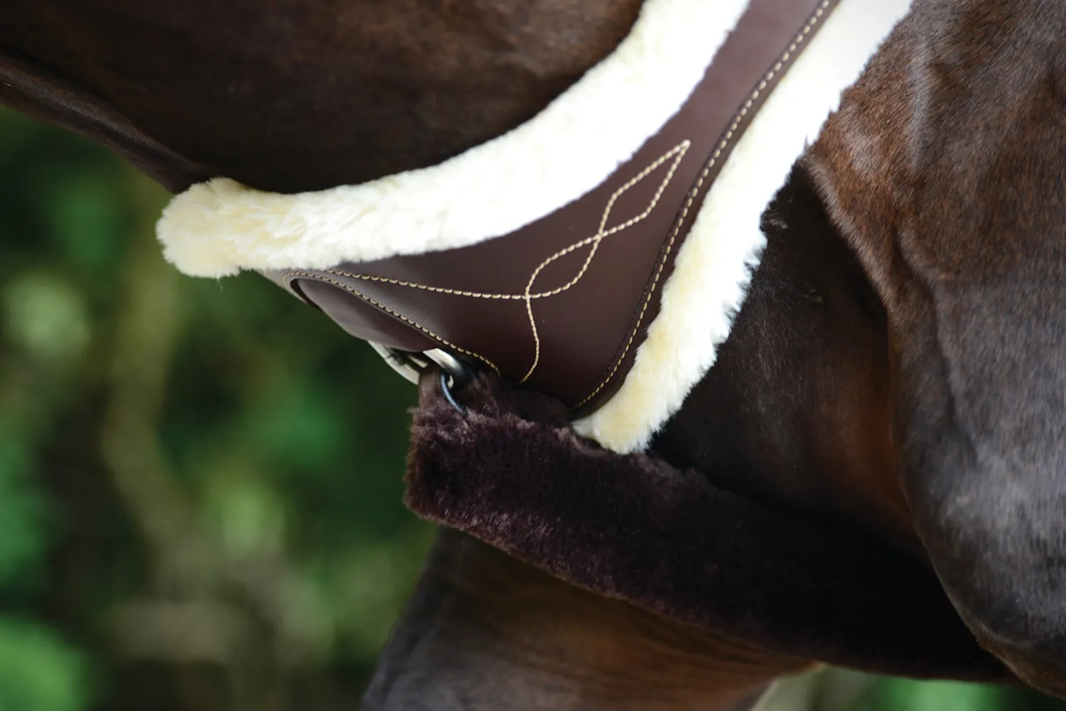 Online KENTUCKY HORSEWEAR Anatomic Sheepskin Long Girth Brown