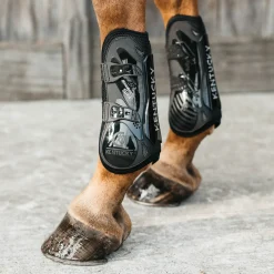 Hot KENTUCKY HORSEWEAR Bamboo Elastic Tendon Boots Black