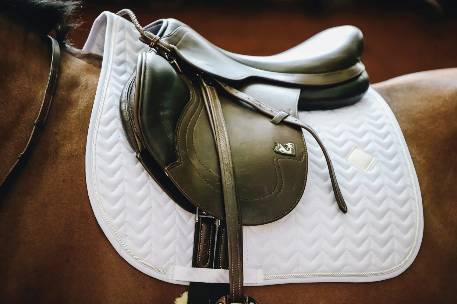 Clearance KENTUCKY HORSEWEAR Fishbone Jump Saddle Pad