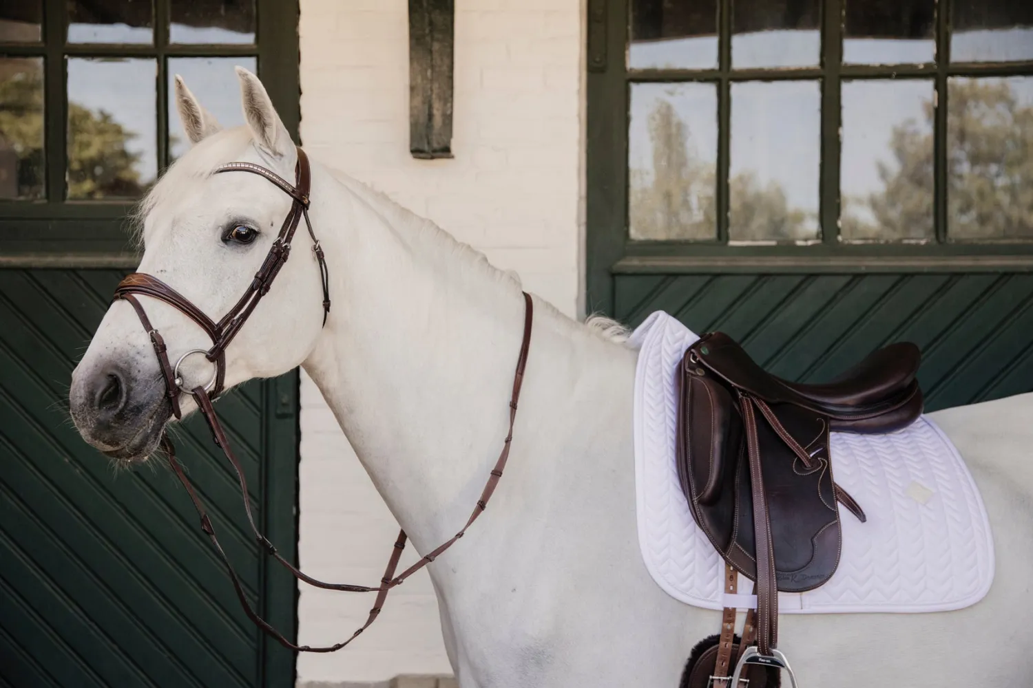 New KENTUCKY HORSEWEAR Fishbone Dressage Pad