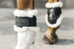 Online KENTUCKY HORSEWEAR Vegan Sheepskin Young Horse Fetlock Boots Black