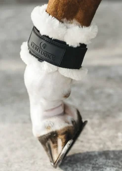 Online KENTUCKY HORSEWEAR Vegan Sheepskin Young Horse Fetlock Boots Black