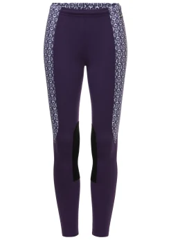 Online KERRITS ® Kids’ Knee-Patch Performance Tight Grapevine/Grpaevine Bit Of Color