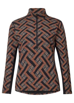 KERRITS ® Ladies’ Plush Printed Fleece Half-Zip Top