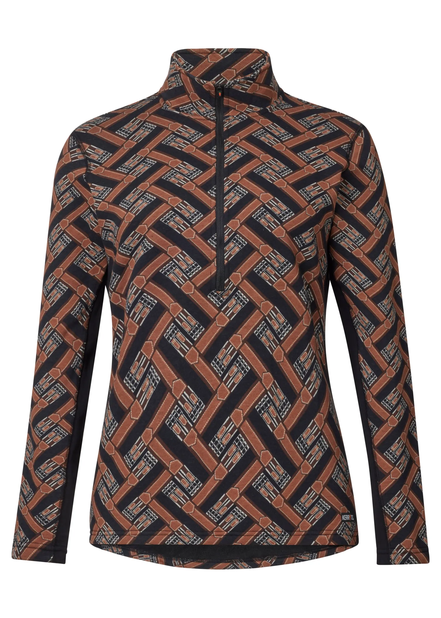 KERRITS ® Ladies’ Plush Printed Fleece Half-Zip Top