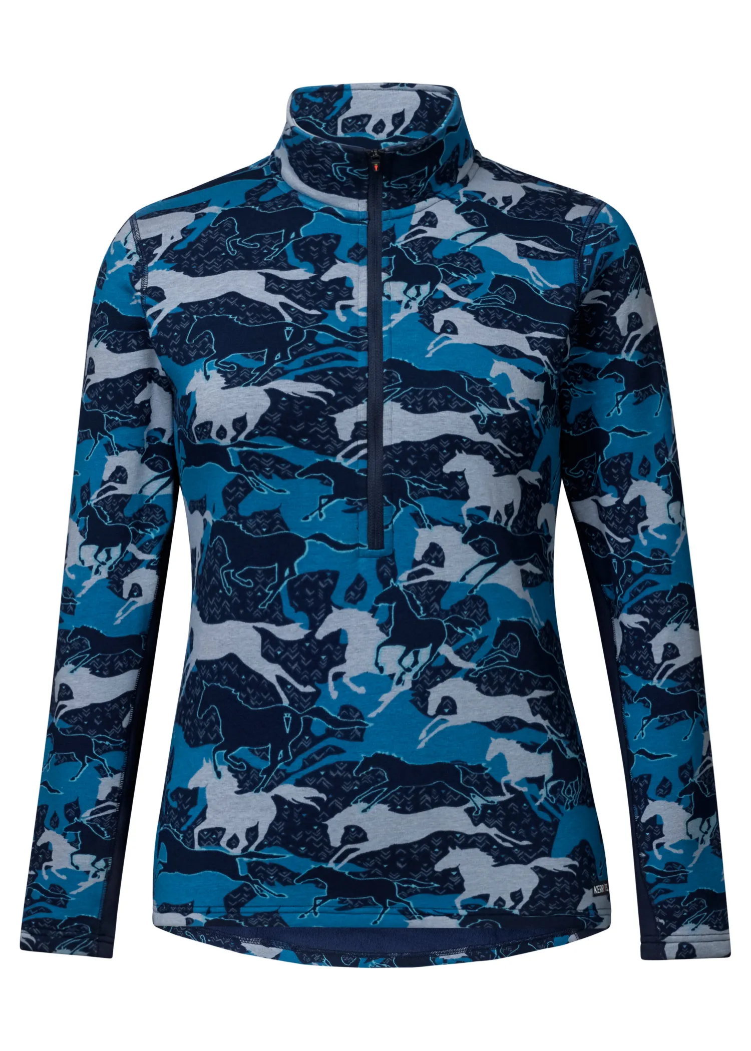 KERRITS ® Ladies’ Plush Printed Fleece Half-Zip Top