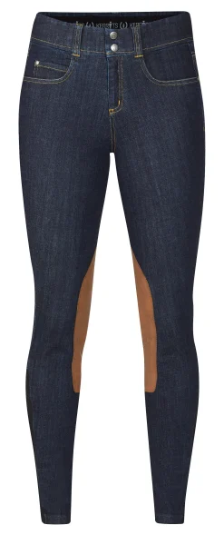 Hot KERRITS ® Ladies’ Stretch Denim Knee-Patch Breech