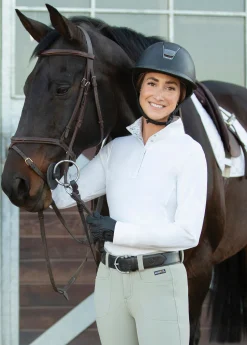 Best KERRITS  Ladies’ Winter Circuit Show Shirt White