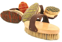 Clearance OLD WEST BRANDS Legends™ Horsehair Body Brush Assorted Plaid