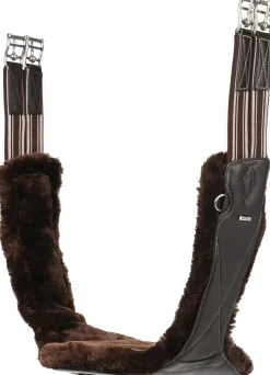 Best HORSE HEALTH TRADE LeMieux® Arika Simuwool Contoured Long Stud Girth Brown