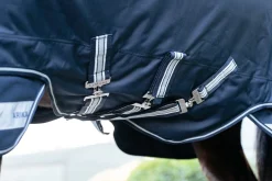 Online HORSE HEALTH TRADE LeMieux® Arika Storm-Tek 200 Gram Turnout Blanket with Leg Straps Navy/White/Navy