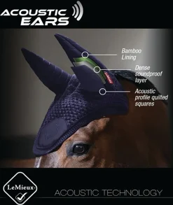 Discount HORSE HEALTH TRADE LeMieux® Diamanté Acoustic Fly Hood
