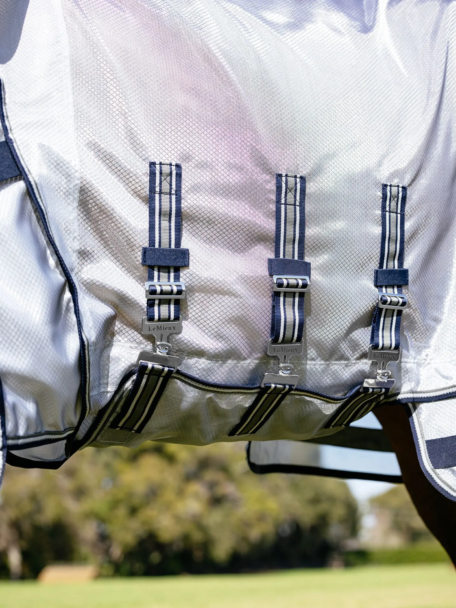 Best HORSE HEALTH TRADE LeMieux® Kudos AeroGuard Fly Sheet Silver