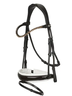 Sale HORSE HEALTH TRADE LeMieux® Kudos Patent Leather Dressage Bridle