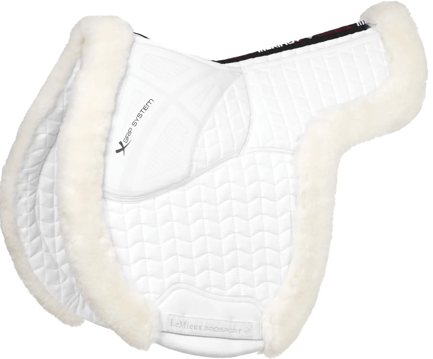 HORSE HEALTH TRADE LeMieux® Merino+ ProSorb Hunter Saddle Pad White/White