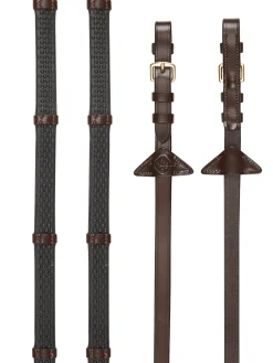 Best HORSE HEALTH TRADE LeMieux® Soft Rubber Reins with Hand Stops