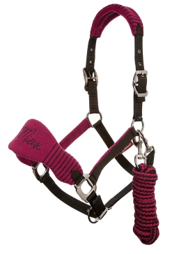 New HORSE HEALTH TRADE LeMieux® Vogue Halter & Rope Lead Set