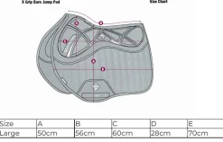 HORSE HEALTH TRADE LeMieux® X-Grip Double-Sided Euro Jump Square