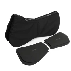 Best HORSE HEALTH TRADE LeMieux® ProSorb Plain 2-Pocket Half Pad Black