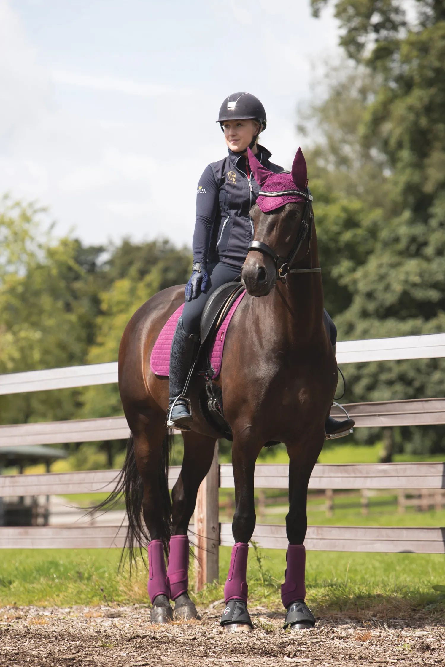 Outlet HORSE HEALTH TRADE LeMieux® Suede Dressage Square Pad