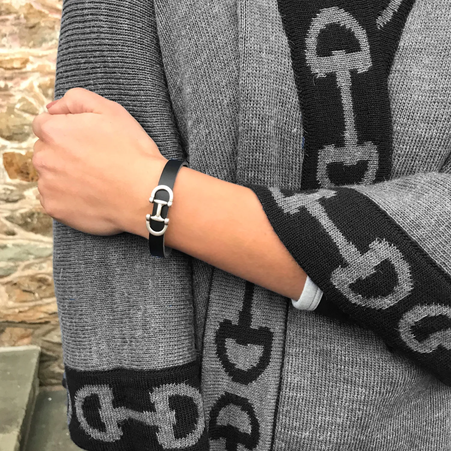 Clearance LTHR GOODS OF SPAIN Lilo Collections™ Bilbao Bit Bracelet