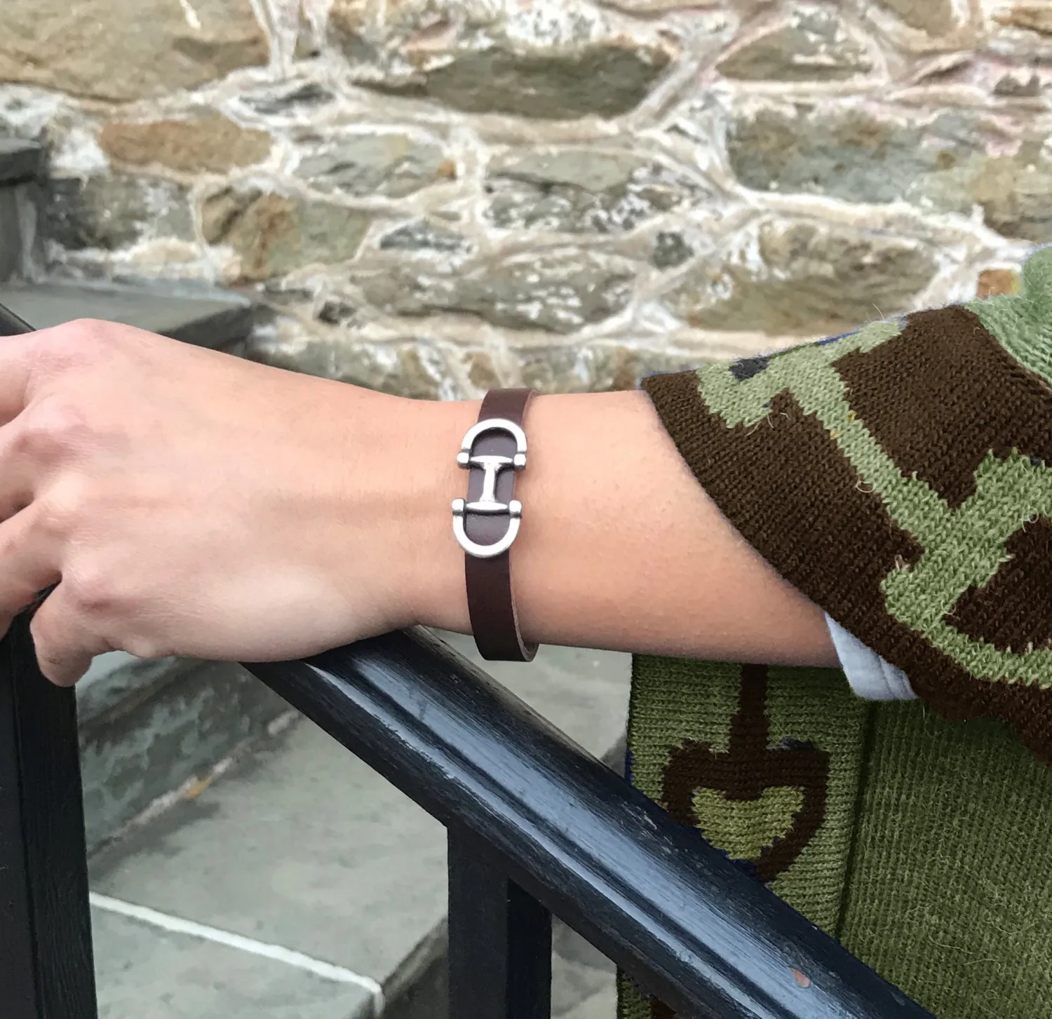 Clearance LTHR GOODS OF SPAIN Lilo Collections™ Bilbao Bit Bracelet