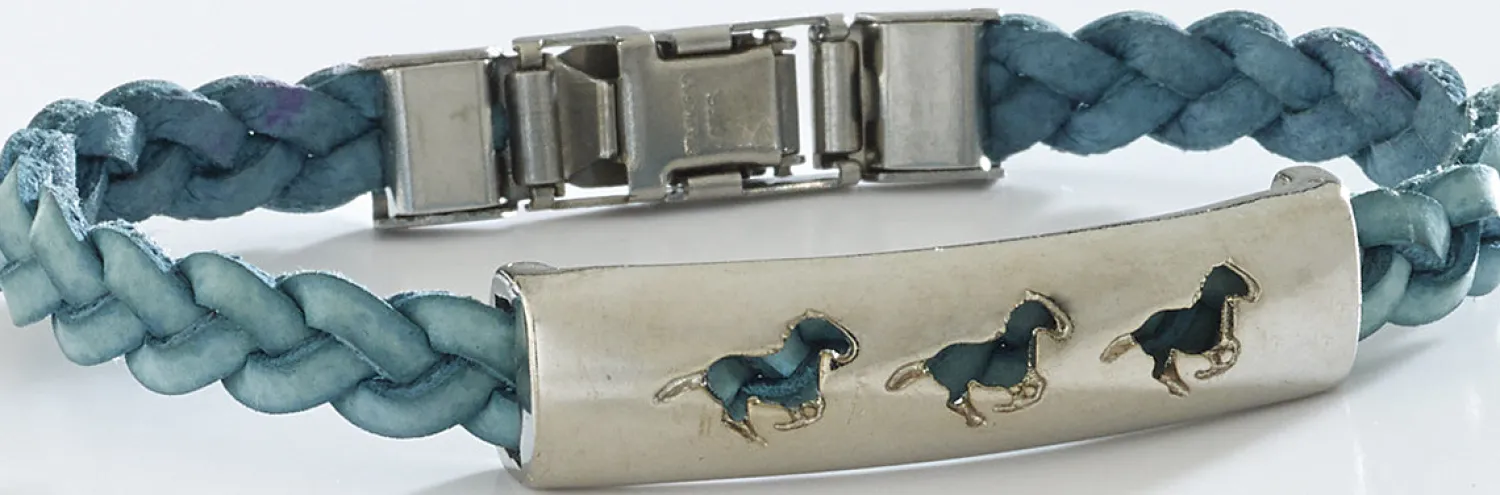 Best LTHR GOODS OF SPAIN LILO™ Three Ponies Bracelet
