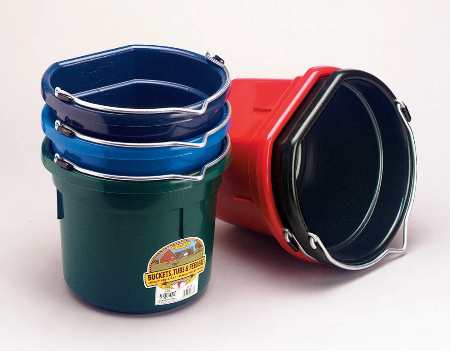 Hot ANIMAL HEALTH INT Little Giant® 8-Quart Flatback Bucket