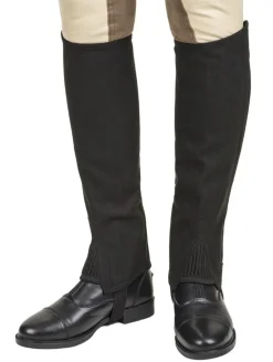New JPC EQUESTRIAN Léttia® Adults’ Suede Half Chaps Black