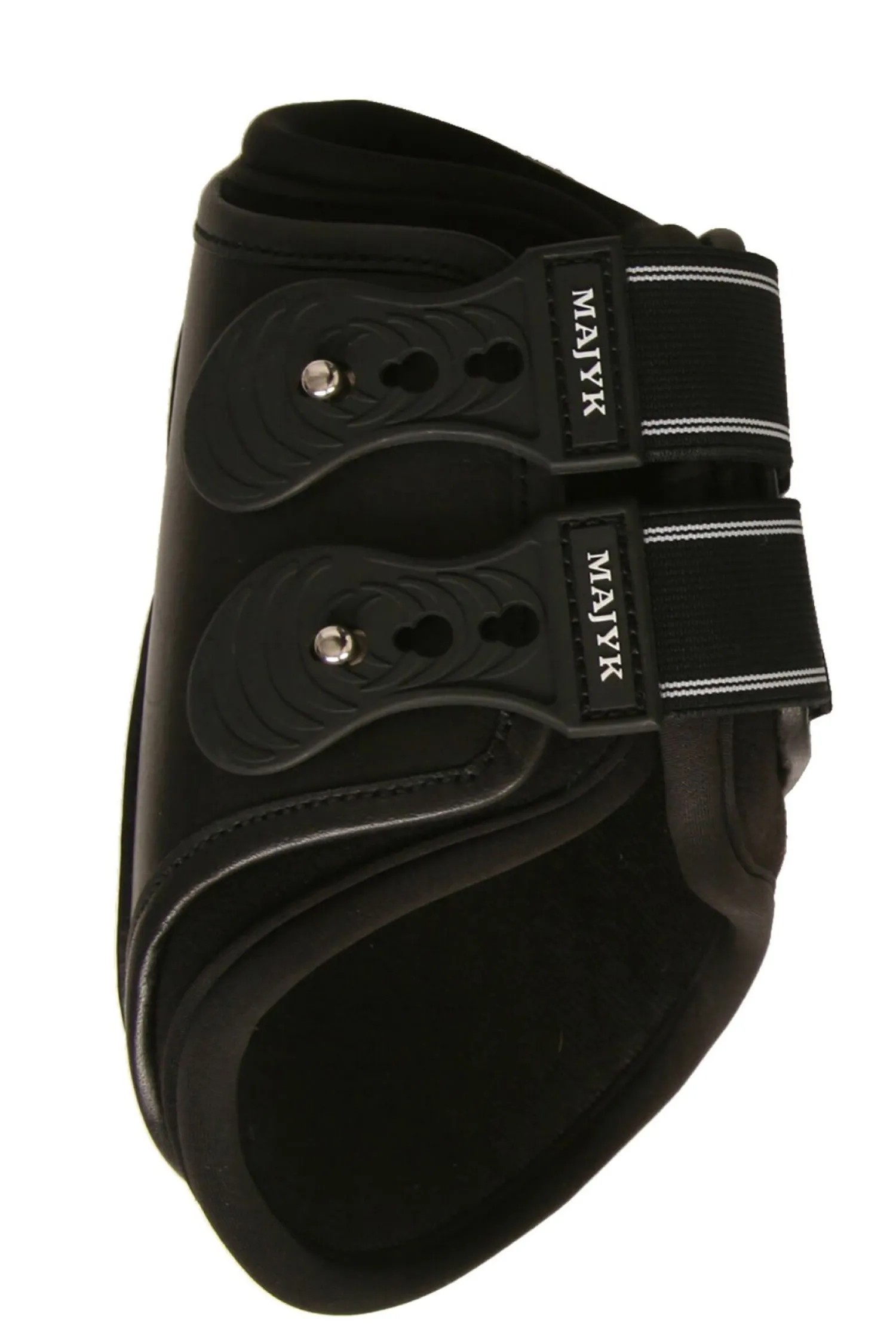 Clearance MAJYK EQUIPE ® Leather Hind Boots with Removable Impact Liners (Snap Closure)